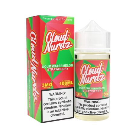 Iced Sour Watermelon Strawberry By Cloud Nurdz