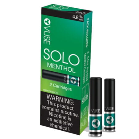 SOLO Cartridge 4.8% Nicotine 5pk By VUSE