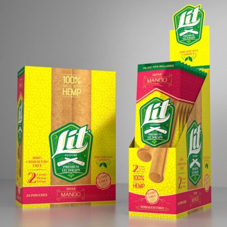 Hemp Wraps 25pk By Lit Culture