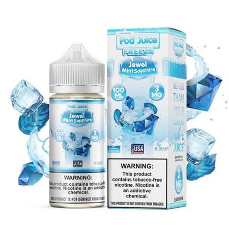 Jewel Mint Sapphire Freeze By Pod Juice 55