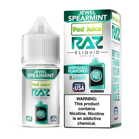 Jewel Spearmint By RAZ x Pod Juice 55