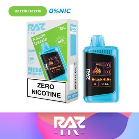 RAZ LTX 25000 Puffs 0% Nicotine 5pk