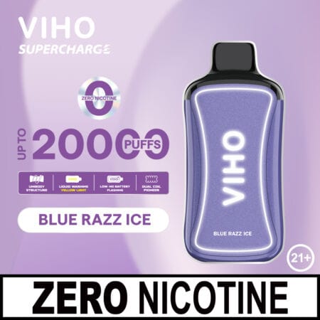 VIHO Supercharge 20,000 Puffs 0% Nicotine 5pk
