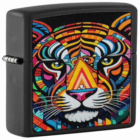 Colorful Tiger Design #46235 By Zippo