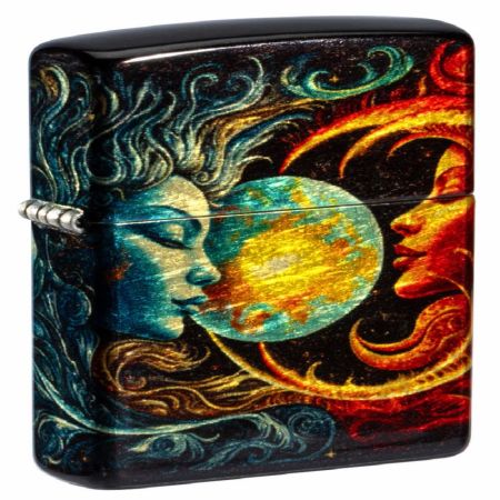 Spiritual Sun And Moon Design #46563 By Zippo