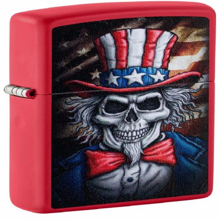 Uncle Sam Skull Design #46696 By Zippo