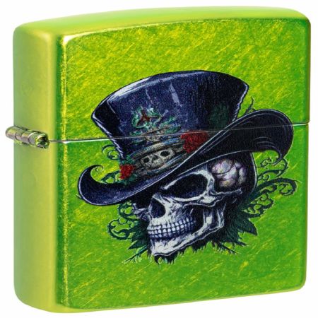 Top Hat Skull Design #46709 By Zippo